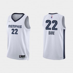 Memphis Grizzlies #22 Desmond Bane 2021-22 NBA 75th Anniversary Association White Jersey