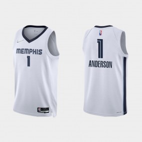 Grizzlies Kyle Anderson NBA 75TH Association Jersey White