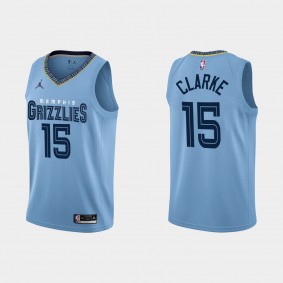 Memphis Grizzlies #15 Brandon Clarke 2022-23 Statement Edition Blue Jersey
