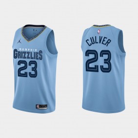 Memphis Grizzlies #23 Jarrett Culver 2022-23 Statement Edition Blue Jersey