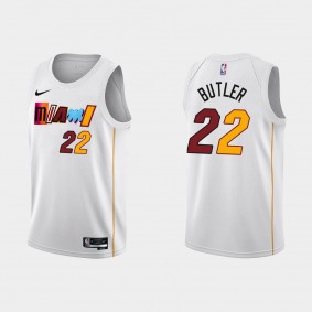 Miami Heat #22 Jimmy Butler 2022-23 City Edition White Jersey