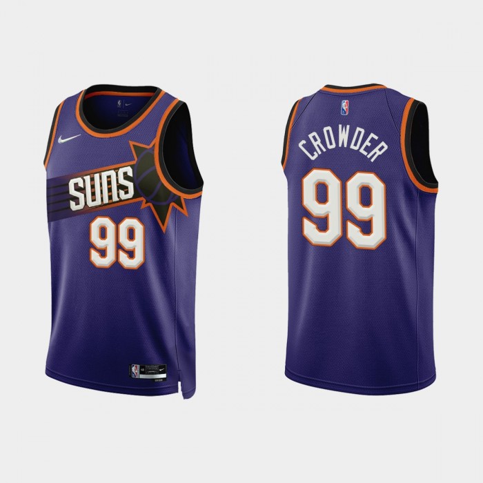 Phoenix Suns #99 Jae Crowder 2022-23 Icon Edition Purple Jersey