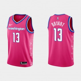 Wizards Thomas Bryant 2022-23 Cherry Blossom City Jersey Pink
