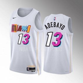 Bam Adebayo Miami Heat 2022-23 City Edition White #13 Jersey Mashup Vol.2