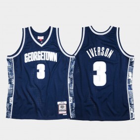 Allen Iverson #3 Georgetown Universuty Navy Classic Special Edition Jersey