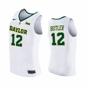 Jared Butler Baylor Bears 2021 March Madness Elite 8 White Jersey