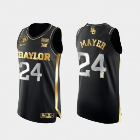 Matthew Mayer 2021 March Madness Final Four Baylor Bears Golden Authentic Black Jersey