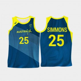 Ben Simmons Australia Basketball Green 2021 Tokyo Olymipcs Jersey Limited