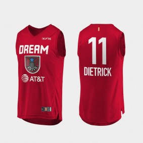 WNBA Blake Dietrick Atlanta Dream 2020-21 Road Jersey