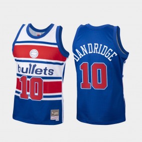 Bobby Dandridge Washington Bullets Hardwood Classics Blue Jersey
