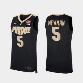 Brandon Newman Purdue Boilermakers #5 Jersey Black 2021-22 College Basketball Replica