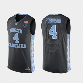 Brandon Robinson North Carolina Tar Heels #4 Black Authentic Jersey