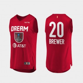WNBA Brittany Brewer Atlanta Dream 2020-21 Road Jersey