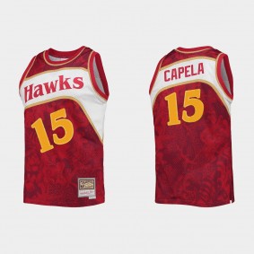 Atlanta Hawks Clint Capela #15 Red Lunar New Year HWC Limited Jersey