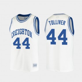 Creighton Bluejays Anthony Tolliver #44 Alumni College Basketball Creighton Bluejays White Jersey