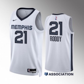 Memphis Grizzlies David Roddy 2022-2023 Association Edition White #21 Jersey Swingman