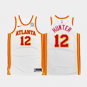 De'andre Hunter Atlanta Hawks 2020-21 Association Authentic White Jersey