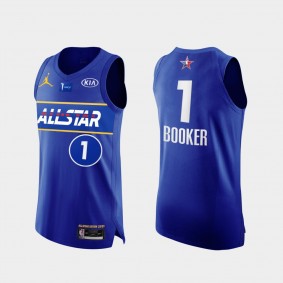 Devin Booker 2021 All-Star Authentic Blue Jersey Western Conference Suns