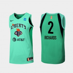 WNBA DiDi Richards New York Liberty 2021 Draft Jersey Women