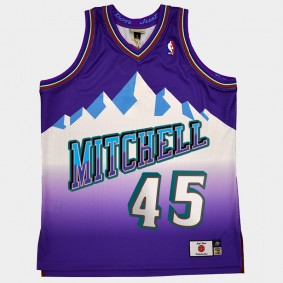 Donovan Mitchell Utah Jazz Just Don X Mitchell Ness Purple Jersey
