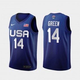 Draymond Green USA Basketball 2021 Tokyo Olympics Away Blue Jersey