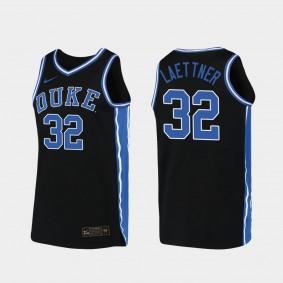 Duke Blue Devils Christian Laettner #32 Replica College Basketball Duke Blue Devils Black Jersey
