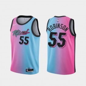 Duncan Robinson Miami Heat 2020-21 City Rainbow Blue Pink Jersey