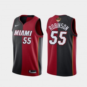 Duncan Robinson #55 Miami Heat Red Black 2020 NBA Finals Bound Jersey