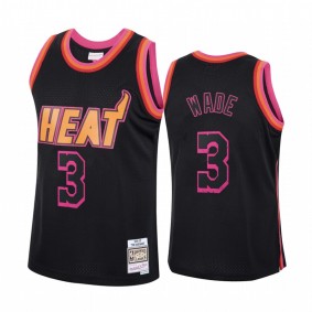 Miami Heat Dwyane Wade Black Rings Collection HWC Jersey #3