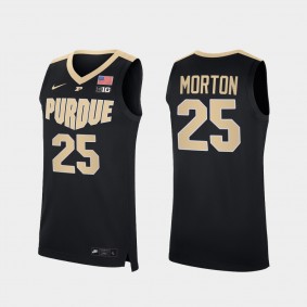 Ethan Morton Purdue Boilermakers #25 Jersey Black 2021-22 College Basketball Replica