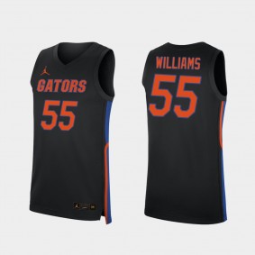 Florida Gators Jason Williams #55 Replica College Basketball Florida Gators Black Jersey