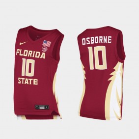 Florida State Seminoles Malik Osborne Replica College Basketball Garnet Jersey