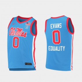 Florida State Seminoles RayQuan Evans Equality Replica Blue Jersey