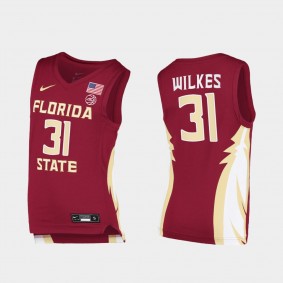 Florida State Seminoles Wyatt Wilkes Replica College Basketball Garnet Jersey