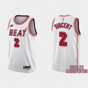 Miami Heat Gabe Vincent #2 2022-23 Classic Edition White Jersey