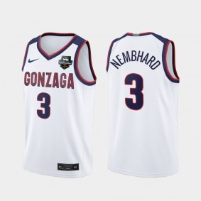 Andrew Nembhard Gonzaga Bulldogs 2021 WCC Mens Basketball Conference Tournament Champions Limited White Jersey March Madness