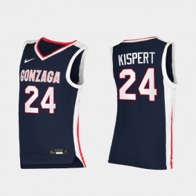 Gonzaga Bulldogs Corey Kispert 2020-21 Elite College Basketball Navy Jersey