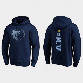 Grizzlies De'Anthony Melton #0 Team Playmaker Pullover Hoodie Navy