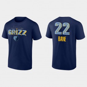 Memphis Grizzlies No. 22 Desmond Bane T-shirt Tip-off Navy