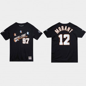 Ja Morant #12 Grizzlies 2022 NBA All-Star Black T-shirt
