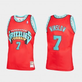 Justise Winslow Memphis Grizzlies 2021 Reload 2.0 Throwback Red Jersey
