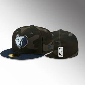 Memphis Grizzlies Lifestyle Camo Hat 59FIFTY Fitted Cap