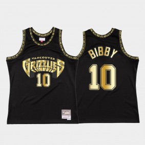 Mike Bibby Vancouver Grizzlies #10 Throwback 90s Black Jersey