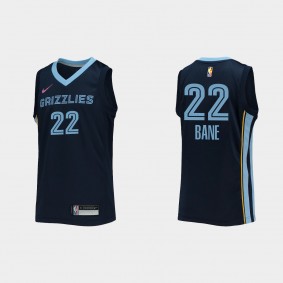 Memphis Grizzlies #22 Desmond Bane 75th Anniversary Icon Navy Jersey Youth