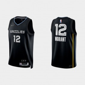 Memphis Grizzlies Ja Morant #12 Nike Navy Rookie of the Year Swingman Jersey