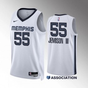 Trey Jemison III Memphis Grizzlies White Association Edition Men Jersey Swingman