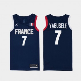 Guerschon Yabusele France Basketball 2021 Tokyo Olympics Limited Navy Jersey
