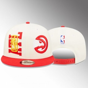 Atlanta Hawks 2022 NBA Draft Cream 9FIFTY Snapback Adjustable Hat