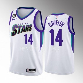 AJ Griffin 2023 NBA Rising Stars White Jersey Atlanta Hawks #14