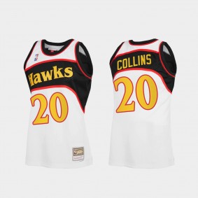 John Collins Atlanta Hawks #20 2021 Reload 2.0 White Jersey
